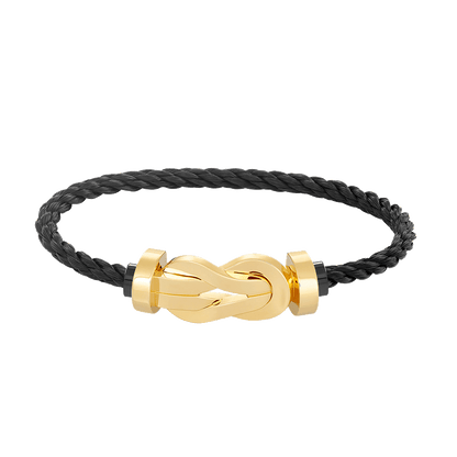 [⭐Shinejoy]CHANCE LARGE 8 FIGURE BUCKLE NO DIAMOND BRACELET GOLD