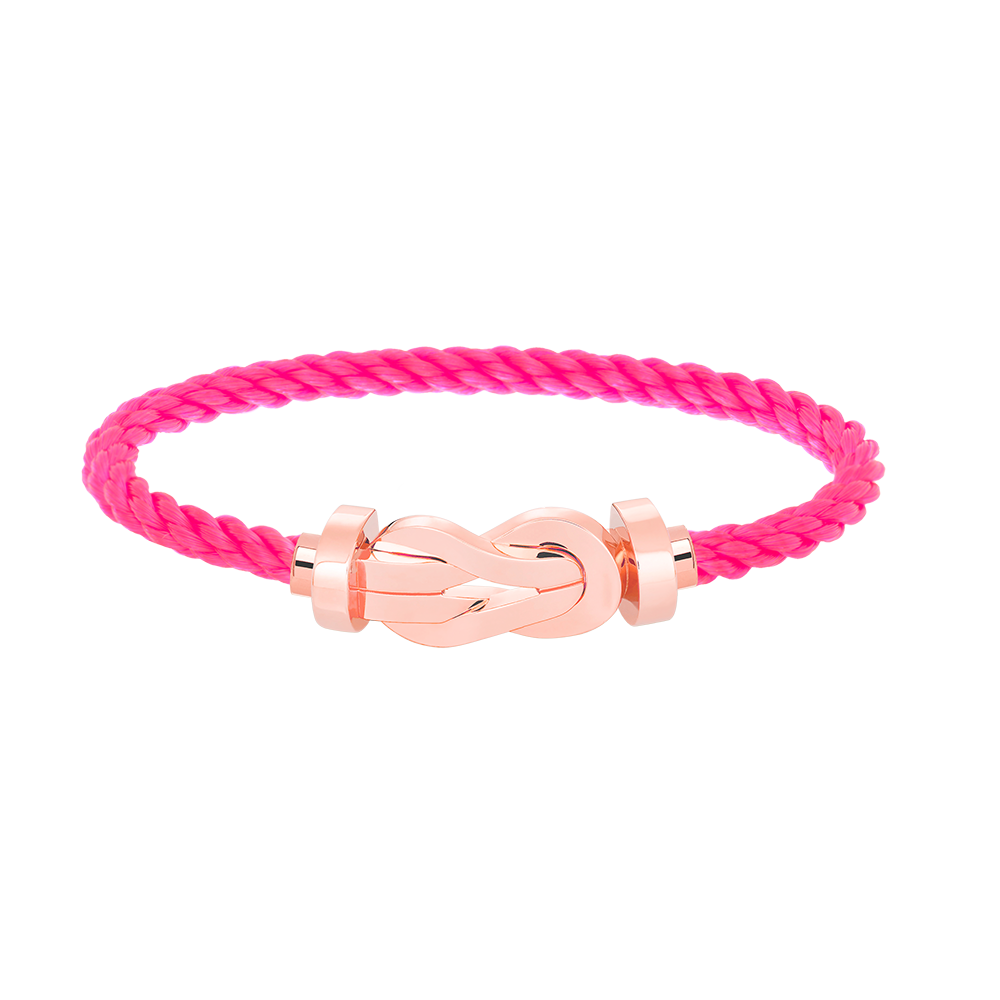 [⭐Shinejoy]CHANCE LARGE 8 FIGURE BUCKLE NO DIAMOND BRACELET ROSE GOLD