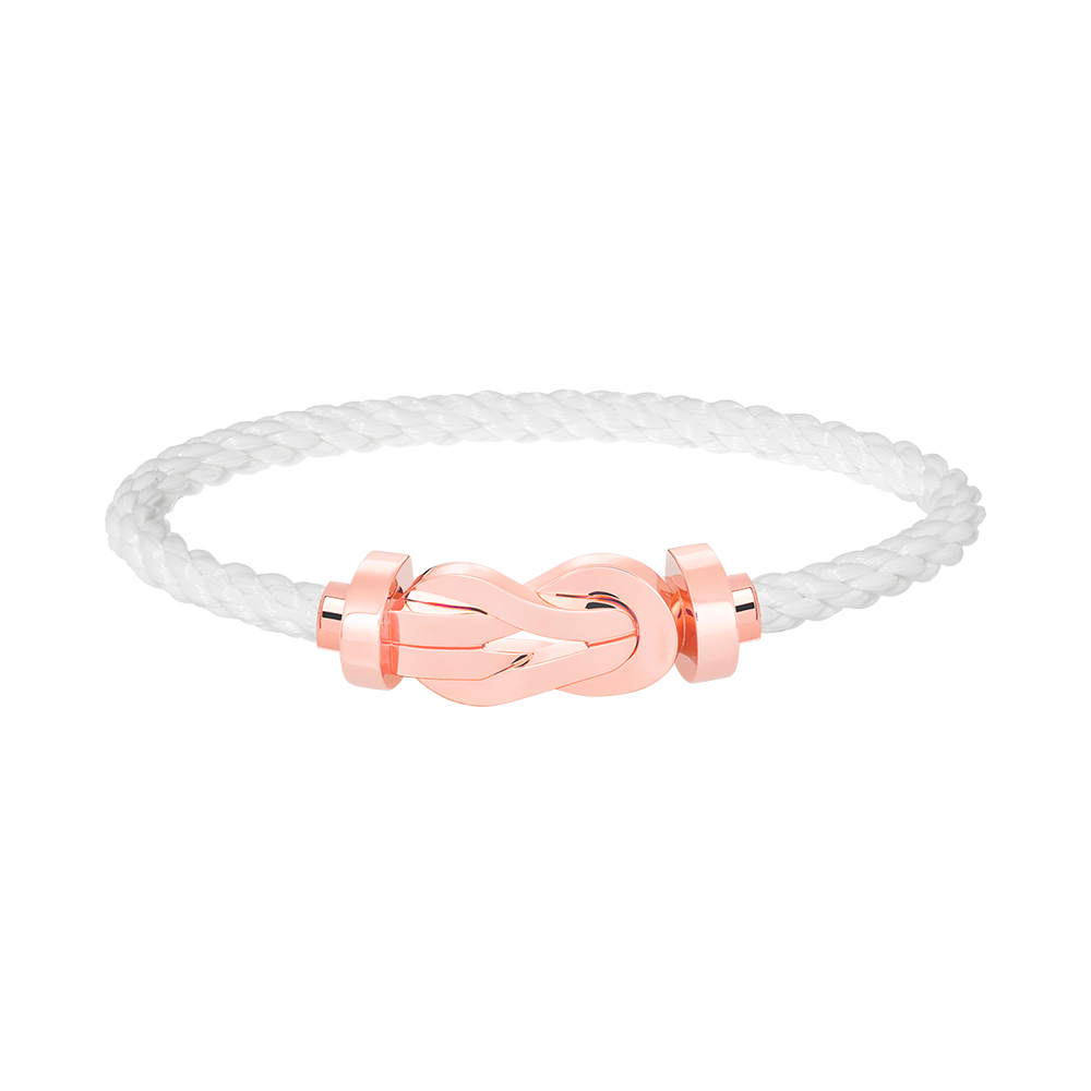 [⭐Shinejoy]CHANCE LARGE 8 FIGURE BUCKLE NO DIAMOND BRACELET ROSE GOLD