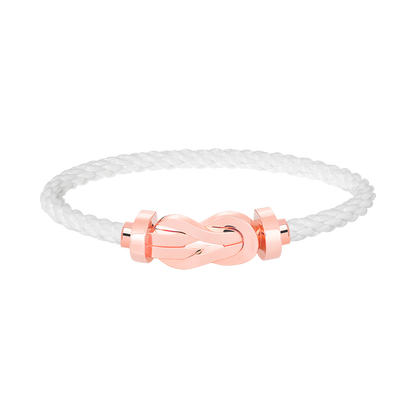 [⭐Shinejoy]CHANCE LARGE 8 FIGURE BUCKLE NO DIAMOND BRACELET ROSE GOLD