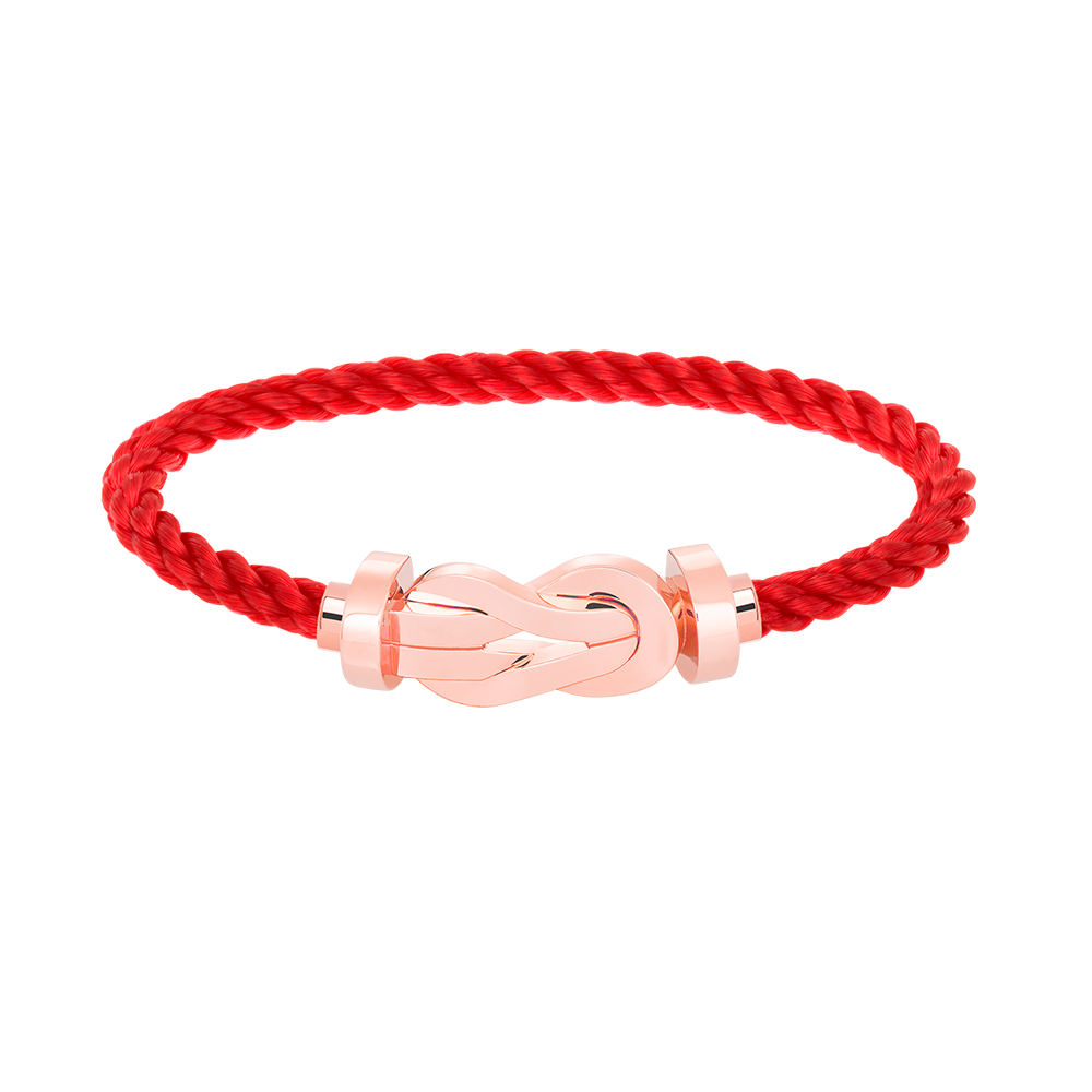 [⭐Shinejoy]CHANCE LARGE 8 FIGURE BUCKLE NO DIAMOND BRACELET ROSE GOLD