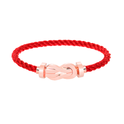 [⭐Shinejoy]CHANCE LARGE 8 FIGURE BUCKLE NO DIAMOND BRACELET ROSE GOLD