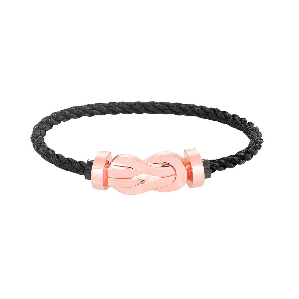 [⭐Shinejoy]CHANCE LARGE 8 FIGURE BUCKLE NO DIAMOND BRACELET ROSE GOLD