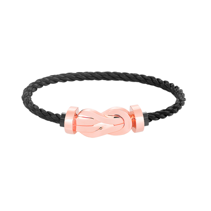 [⭐Shinejoy]CHANCE LARGE 8 FIGURE BUCKLE NO DIAMOND BRACELET ROSE GOLD