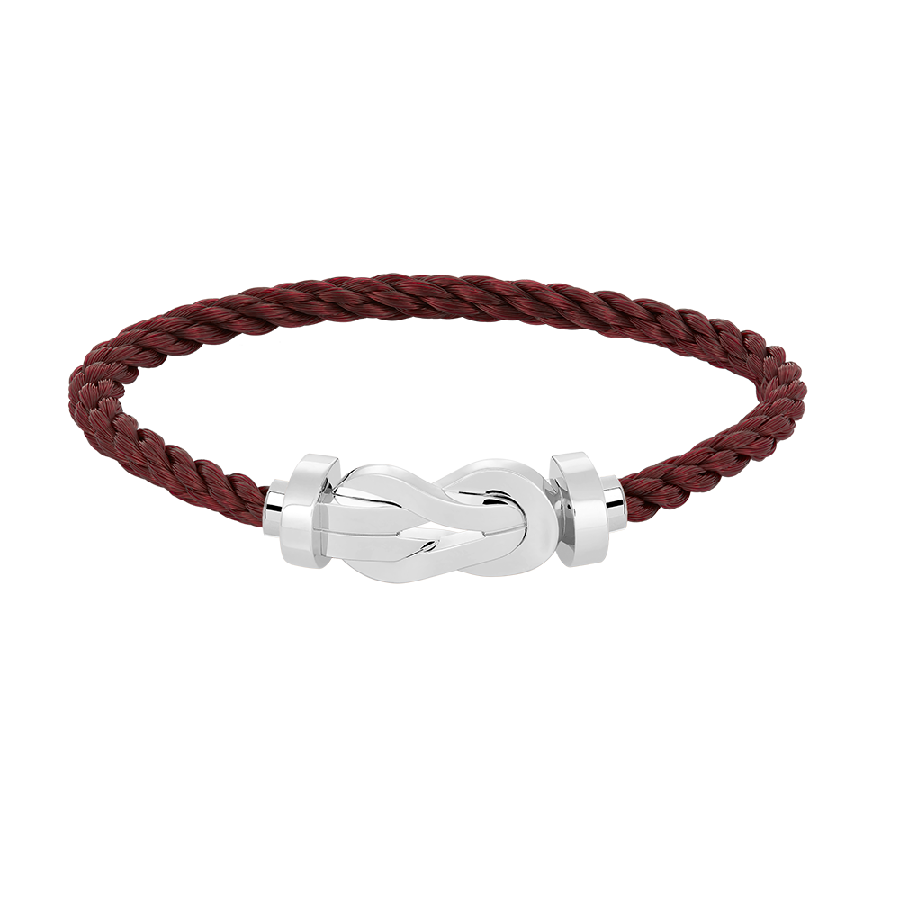 [⭐Shinejoy]CHANCE LARGE 8 FIGURE BUCKLE NO DIAMOND BRACELET SILVER