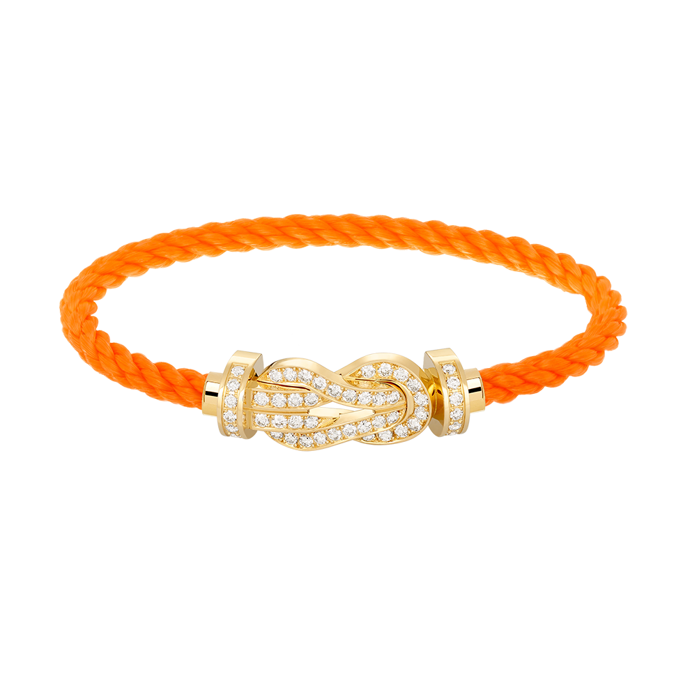 [⭐Shinejoy]CHANCE LARGE 8 FIGURE BUCKLE FULLDIAMOND BRACELET GOLD