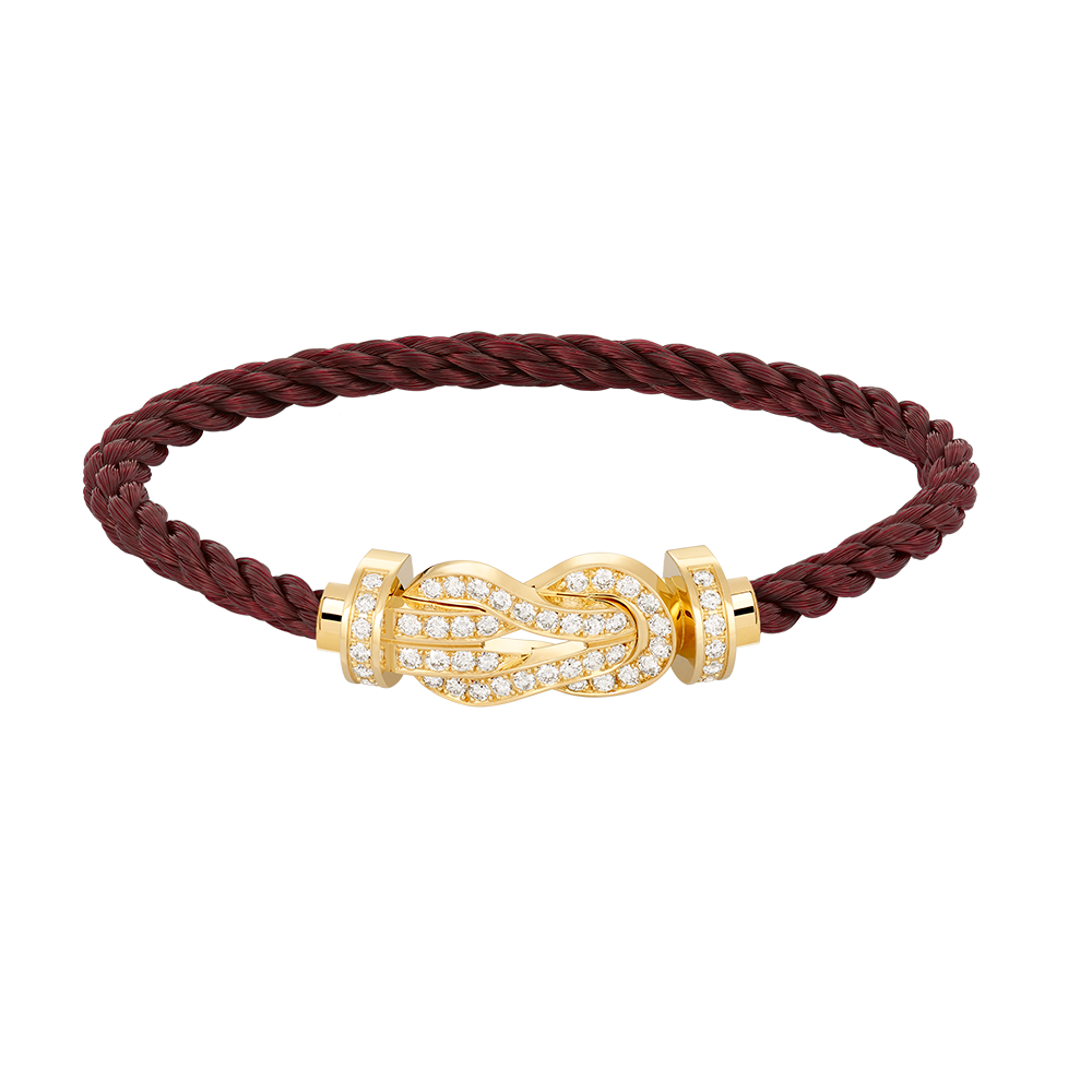 [⭐Shinejoy]CHANCE LARGE 8 FIGURE BUCKLE FULLDIAMOND BRACELET GOLD
