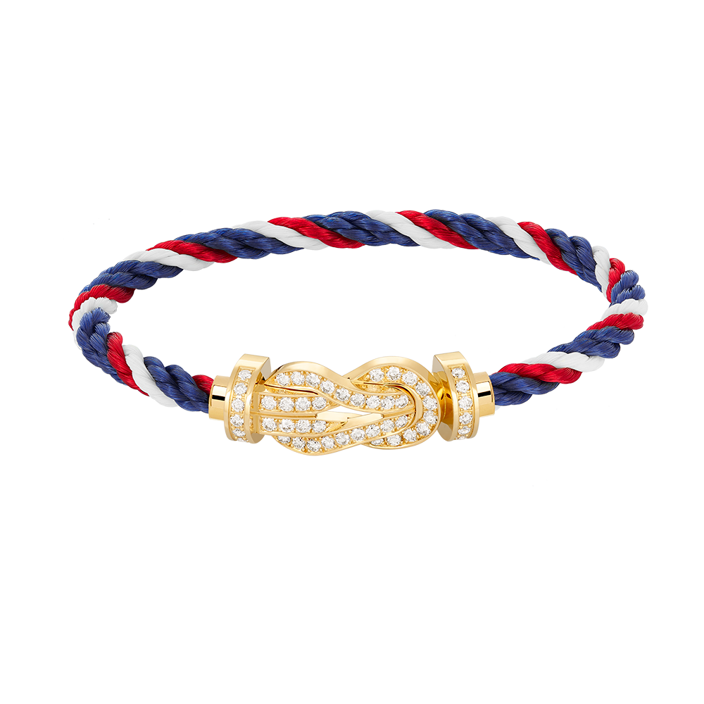 [⭐Shinejoy]CHANCE LARGE 8 FIGURE BUCKLE FULLDIAMOND BRACELET GOLD