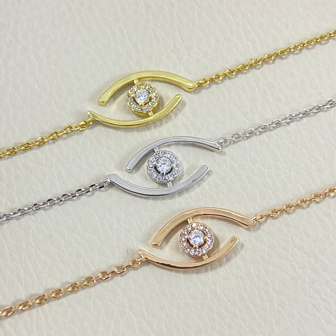 [⭐Shinejoy]Demo Eye Pave-Set Diamond Bracelet