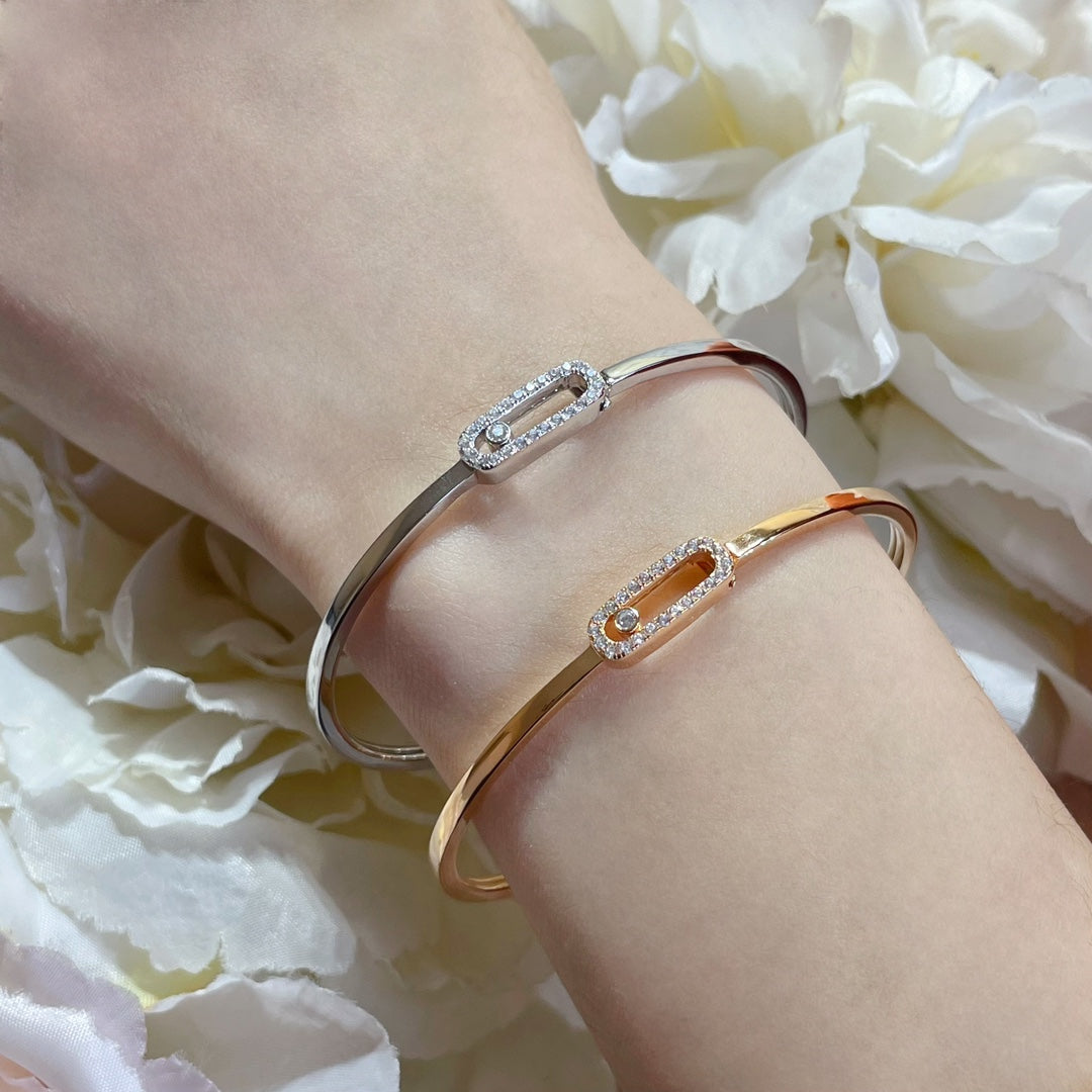 [⭐Shinejoy]Move Uno pavé flex bangle medium