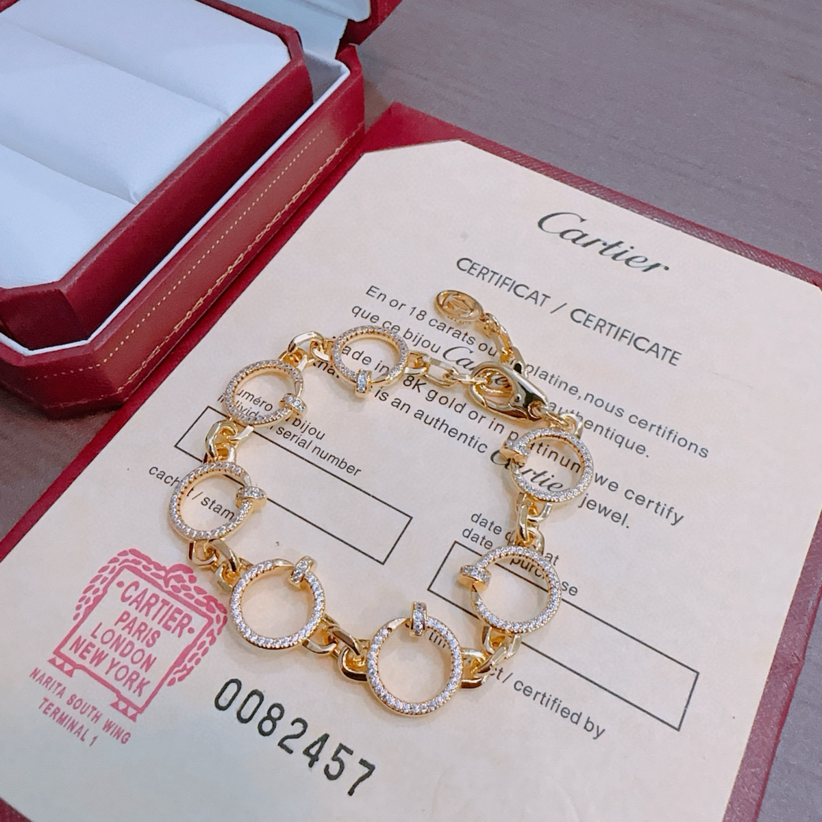 [⭐Shinejoy Jewelry] LOVE&JUSTE BRACELET DIAMONDS