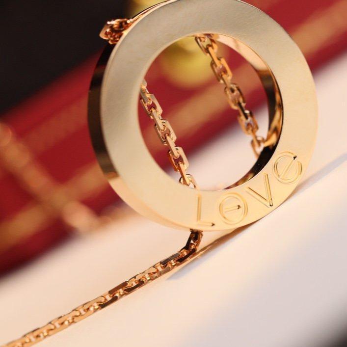 [⭐Shinejoy]LOVE NECKLACE ADJUSTABLE ROSE GOLD