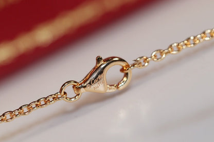 [⭐Shinejoy]LOVE NECKLACE PINK GOLD AND SILVER