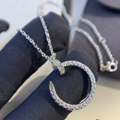 [⭐Shinejoy]JUSTE NECKLACE SILVER DIAMONDS