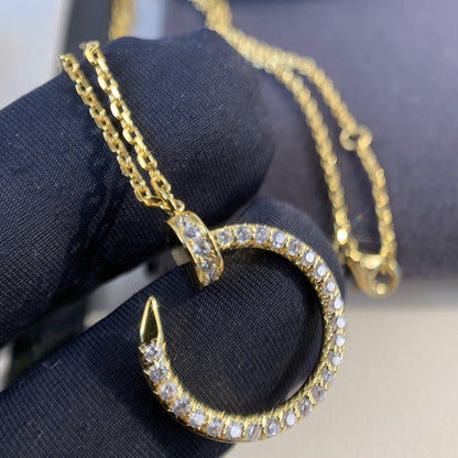 [⭐Shinejoy]JUSTE NECKLACE GOLD DIAMONDS