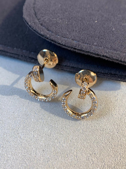 [⭐Shinejoy]JUSTE EARRINGS GOLD DIAMONDS