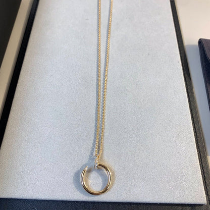 [⭐Shinejoy]JUSTE NECKLACE PINK GOLD