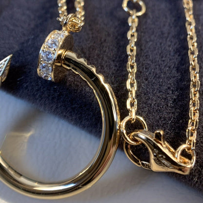 [⭐Shinejoy]JUSTE NECKLACE PINK GOLD