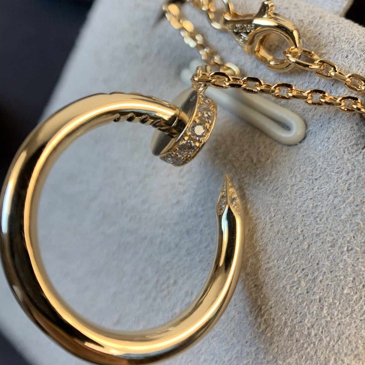 [⭐Shinejoy]JUSTE NECKLACE PINK GOLD