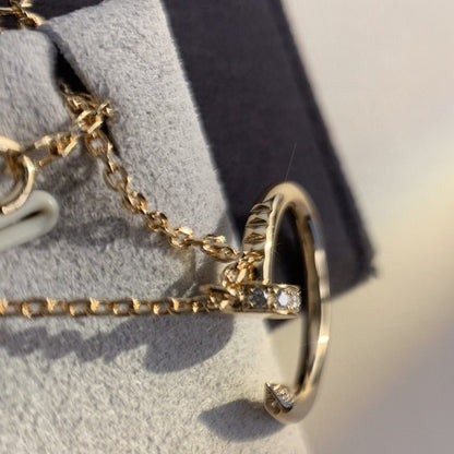 [⭐Shinejoy]JUSTE NECKLACE PINK GOLD