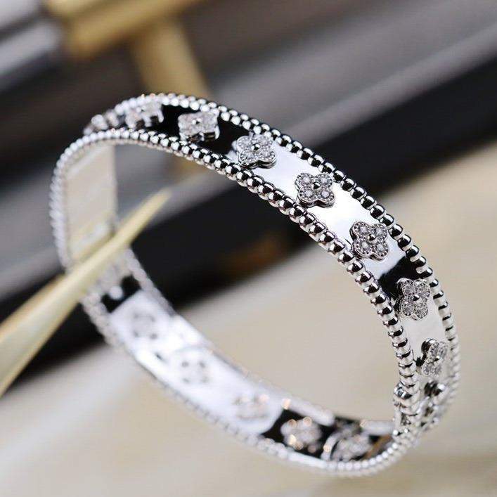 [⭐Shinejoy]CLOVER BRACELET 8MM DIAMONDS