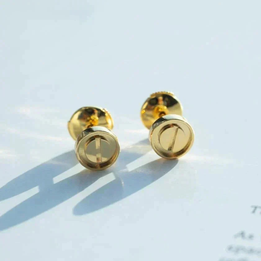 [⭐Shinejoy]LOVE EARRINGS GOLD 10MM