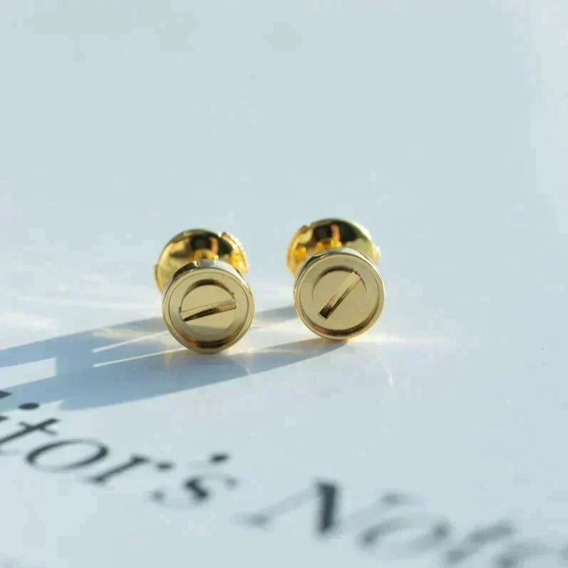 [⭐Shinejoy]LOVE EARRINGS GOLD 10MM