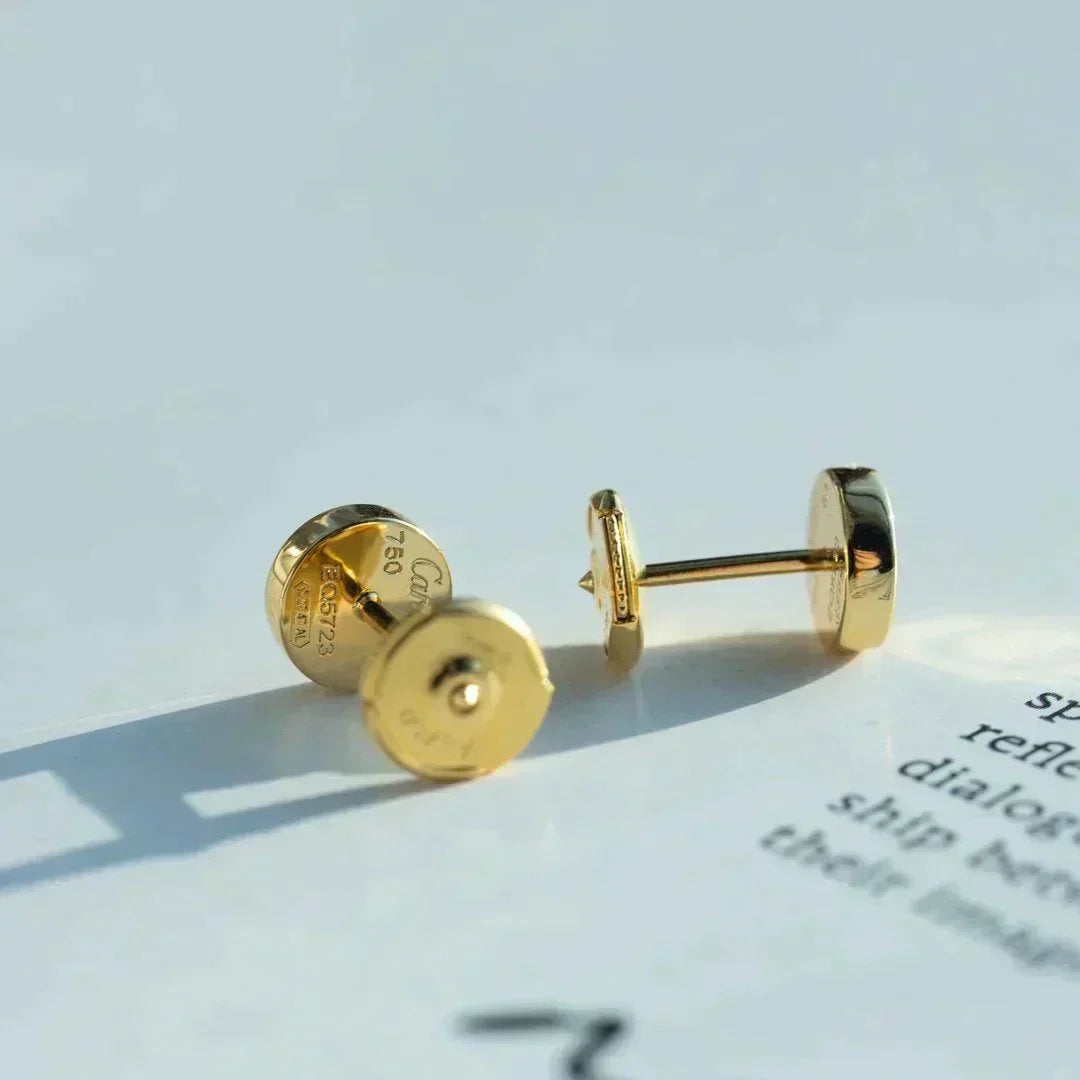 [⭐Shinejoy]LOVE EARRINGS GOLD 10MM