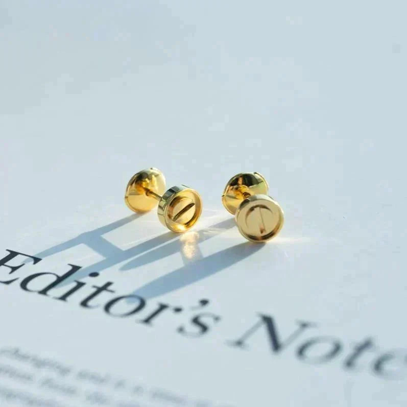 [⭐Shinejoy]LOVE EARRINGS GOLD 10MM