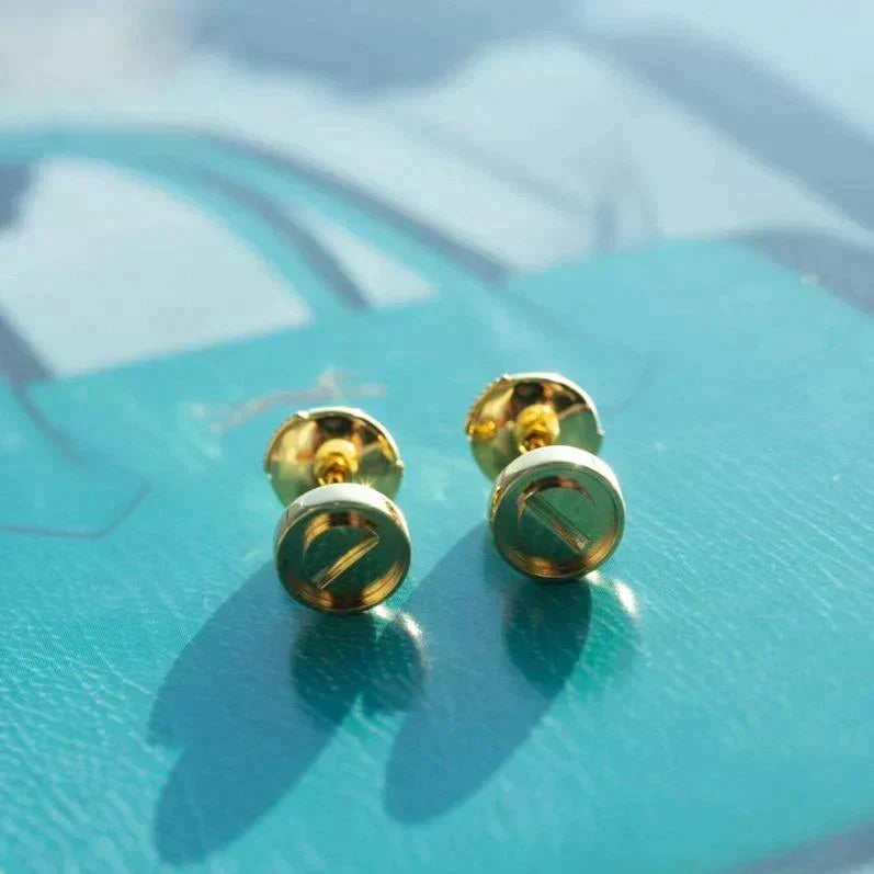 [⭐Shinejoy]LOVE EARRINGS GOLD 10MM