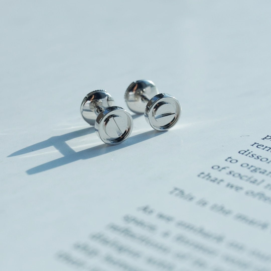 [⭐Shinejoy]LOVE EARRINGS SILVER 10MM
