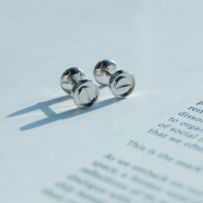 [⭐Shinejoy]LOVE EARRINGS SILVER 10MM