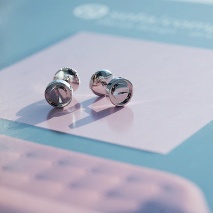 [⭐Shinejoy]LOVE EARRINGS SILVER 10MM