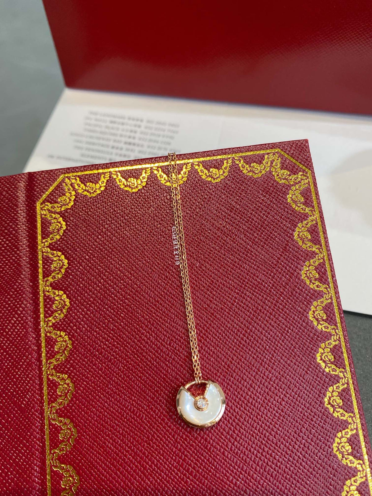 [⭐Shinejoy]AMULETTE ROSE GOLD MOP NECKLACE
