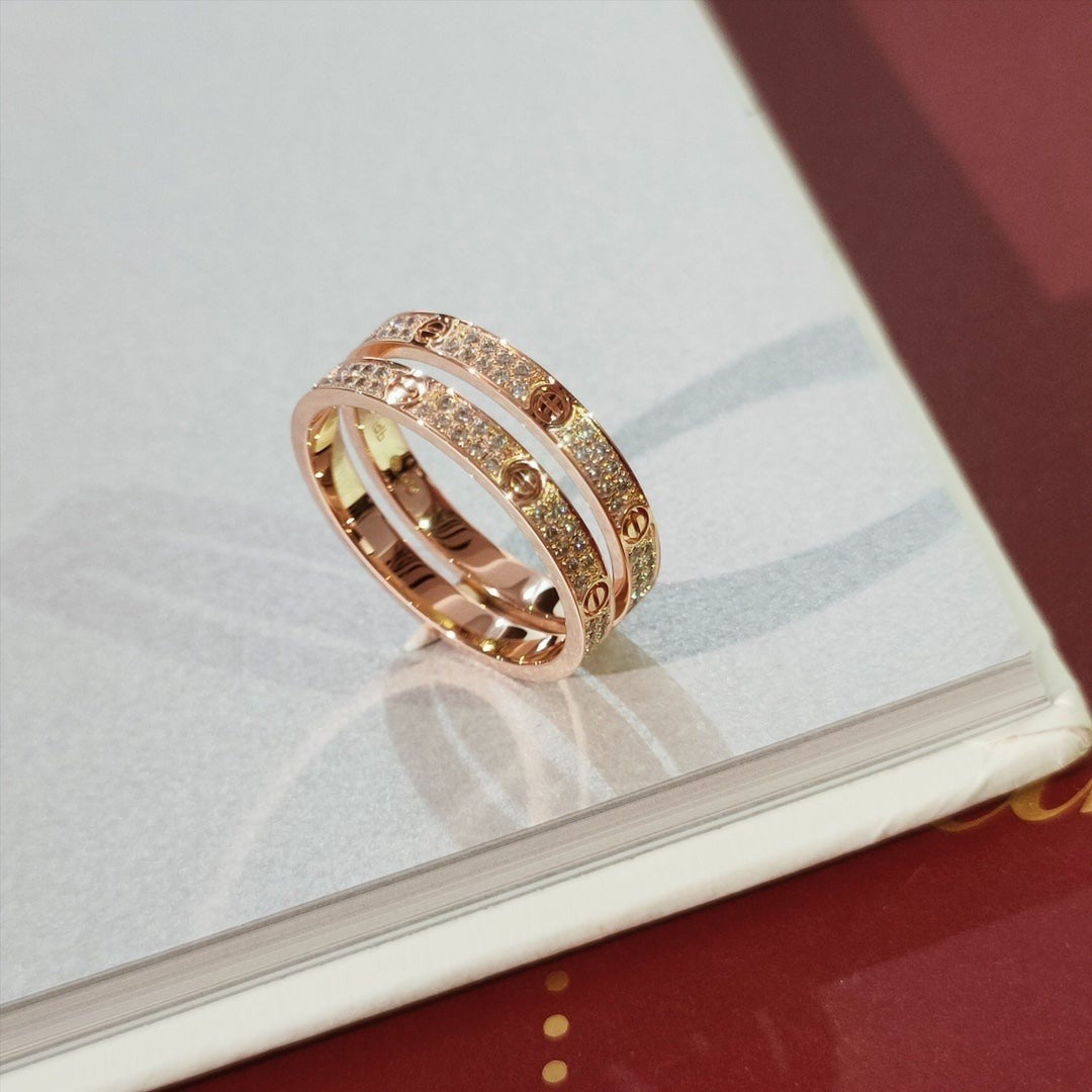 [⭐Shinejoy]LOVE RING 2.65MM DIAMOND