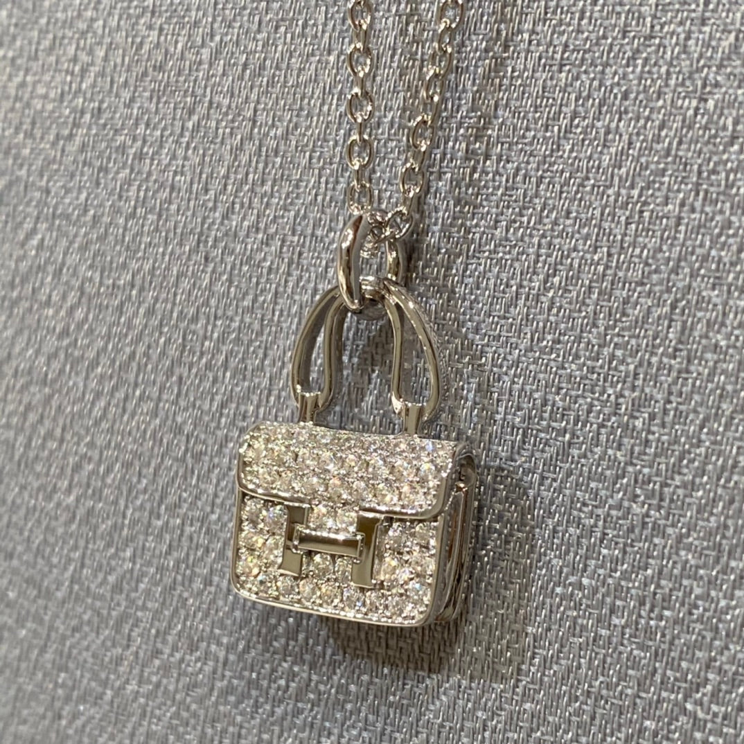 [⭐Shinejoy]CONSTANCE PEDANT DIAMOND NECKLACE