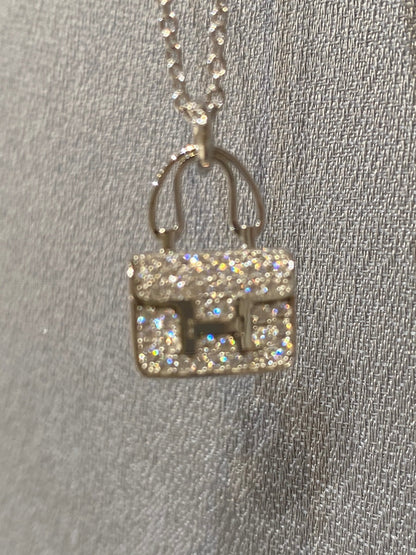 [⭐Shinejoy]CONSTANCE PEDANT DIAMOND NECKLACE