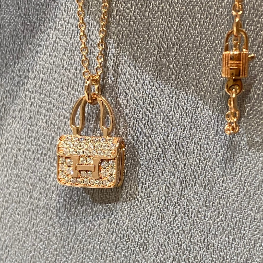 [⭐Shinejoy]CONSTANCE PEDANT DIAMOND NECKLACE