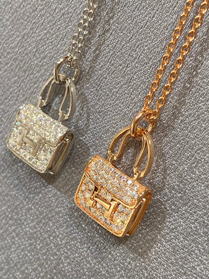[⭐Shinejoy]CONSTANCE PEDANT DIAMOND NECKLACE