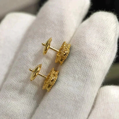 [⭐Shinejoy]CLOVER MINI 9.5MM MALACHITE  EARRINGS