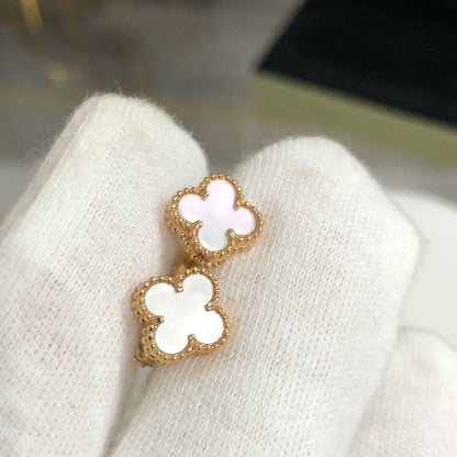 [⭐Shinejoy]CLOVER MINI GOLD EARRINGS