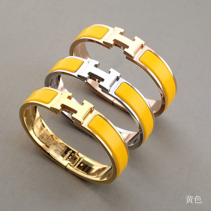 [⭐Shinejoy]H YELLOW BRACELET