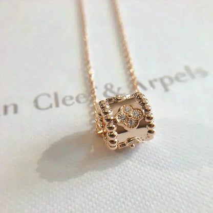 [⭐Shinejoy]PERLEE PEDANT NECKLACE GOLD / ROSE GOLD