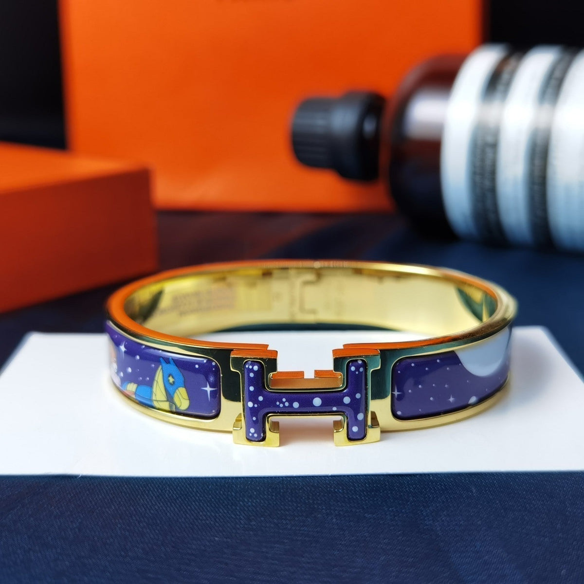 [⭐Shinejoy]H STAR AND MOON BRACELET 12MM
