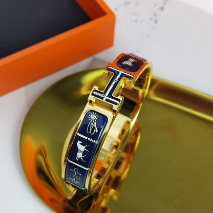 [⭐Shinejoy]H COUVERTURES DARK BLUE BRACELET
