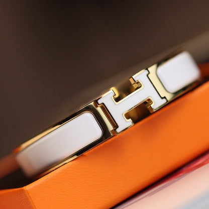 [⭐Shinejoy]H BRACELET 12MM GOLD