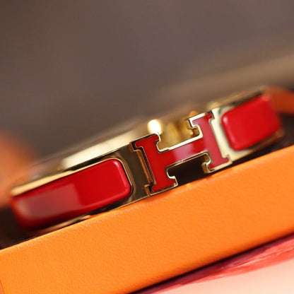 [⭐Shinejoy]H BRACELET 12MM GOLD