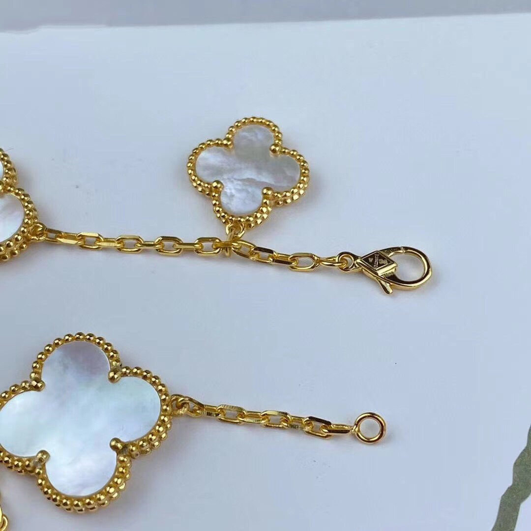 [⭐Shinejoy]MAGIC CLOVER MOP GOLD BRACELET 5 MOTIFS