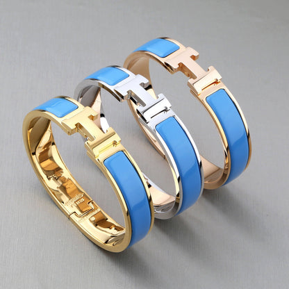 [⭐Shinejoy]H BRACELET TURQUOISE 12MM