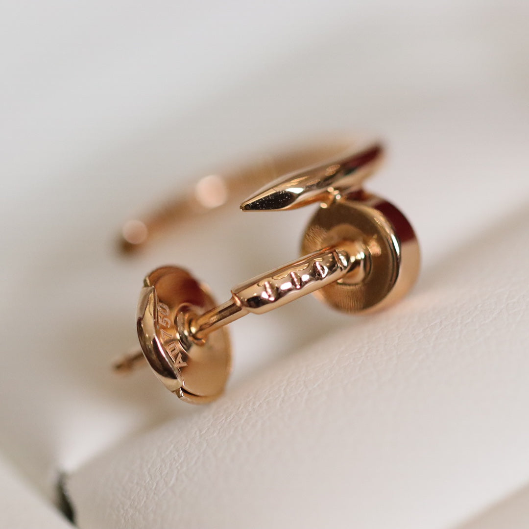[⭐Shinejoy]JUSTE EARRINGS PINK GOLD